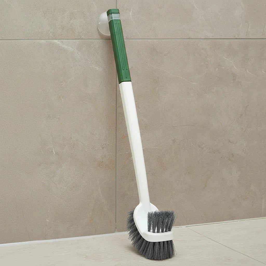 CORNERMAX – Wall Mounted Double-Sided Toilet Brush for Deep Corner Cleaning