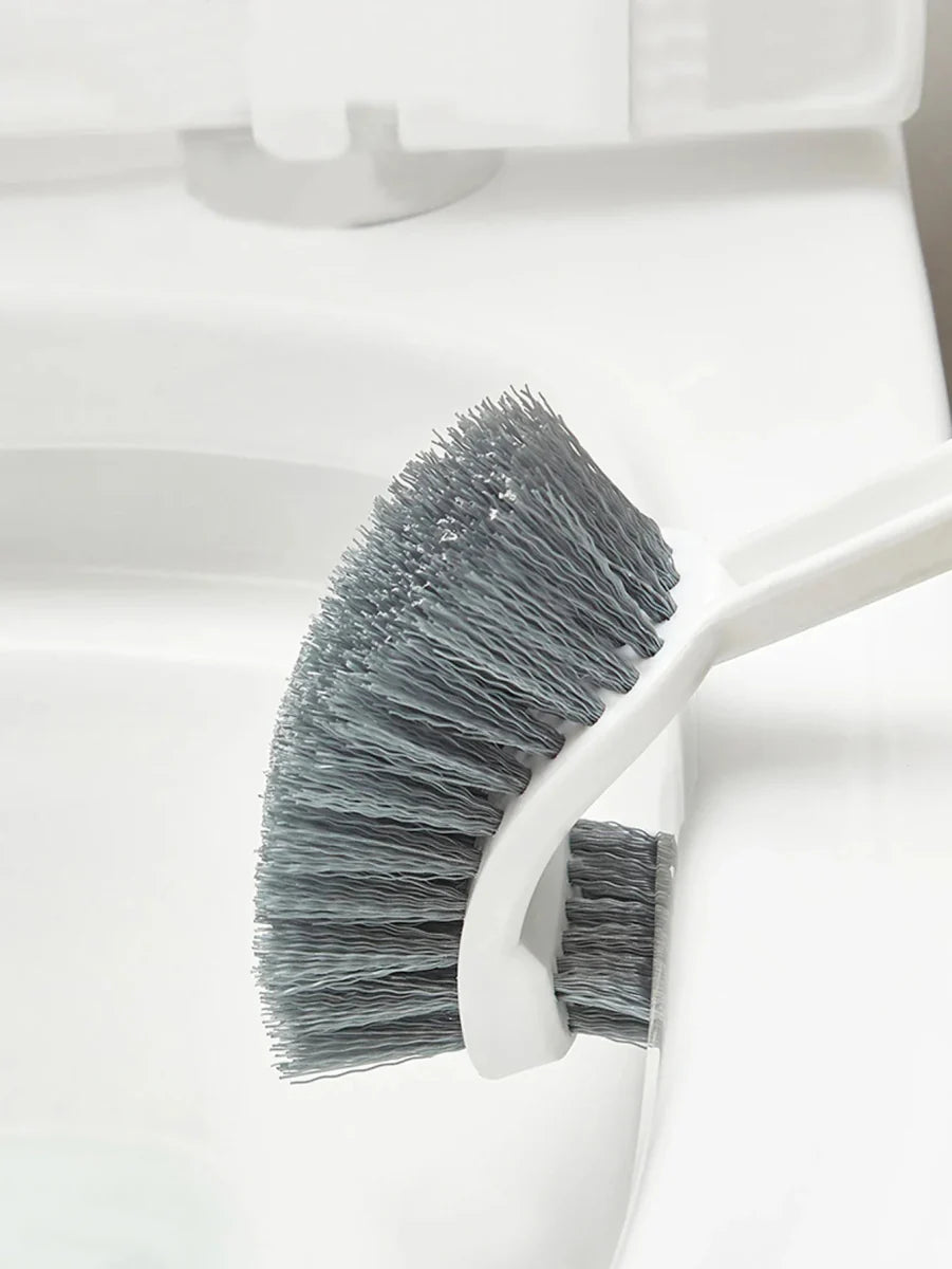 CORNERMAX – Wall Mounted Double-Sided Toilet Brush for Deep Corner Cleaning