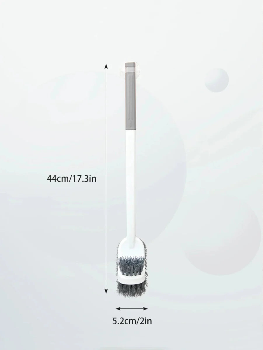 CORNERMAX – Wall Mounted Double-Sided Toilet Brush for Deep Corner Cleaning