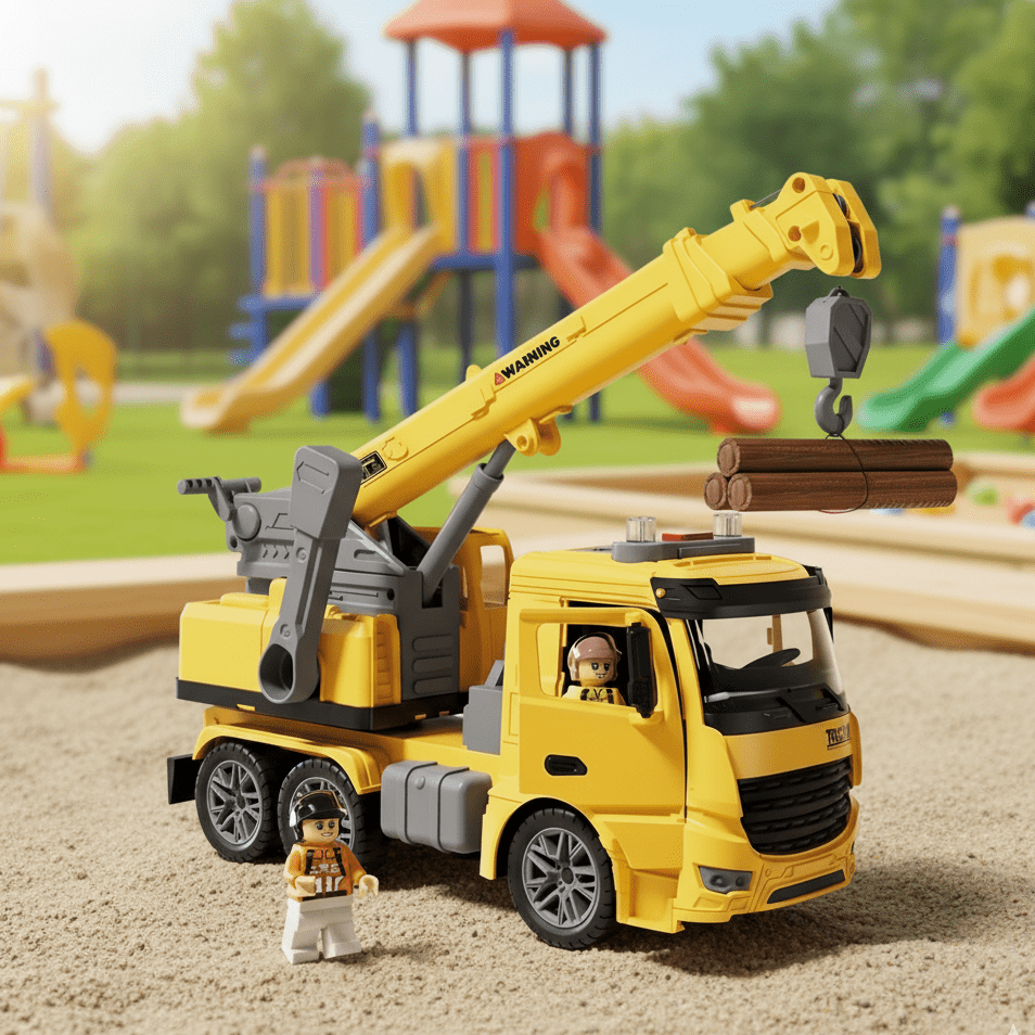 CraneMax Junior – Construction Crane Toy with Lights & Sound