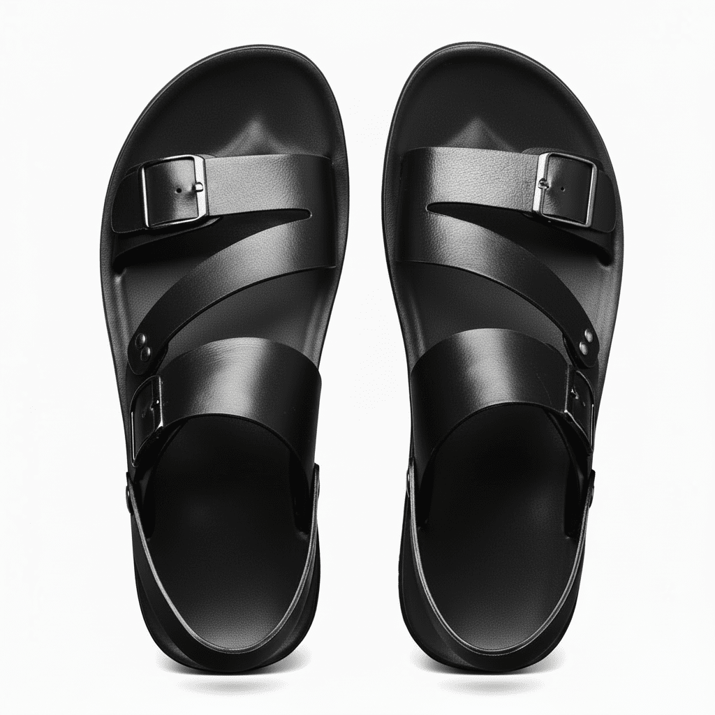 CROSSEN – Men’s Adjustable Cross-Strap Sandals with Ergonomic Support
