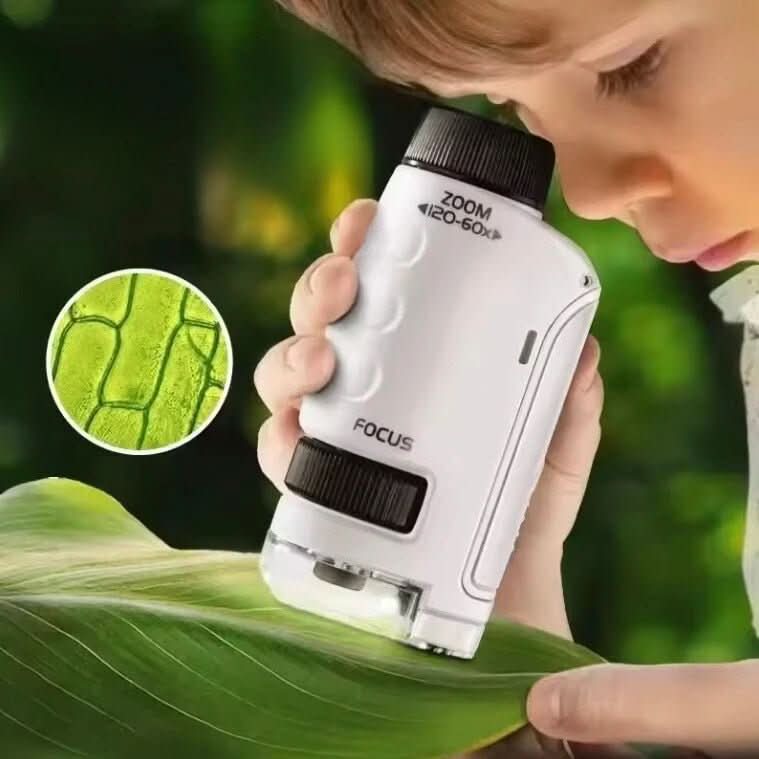 CURIOUS MIND SCIENCE SCOPE – Montessori-Inspired Kids Microscope for Exploration & STEM Learning