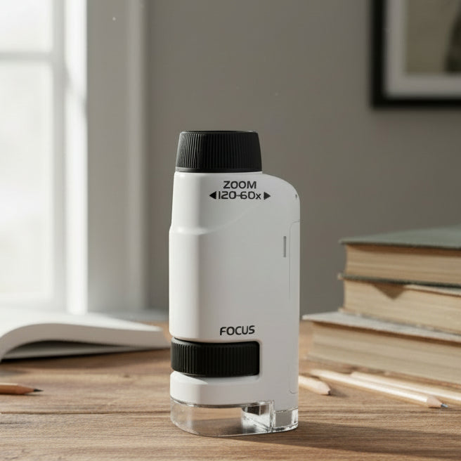 CURIOUS MIND SCIENCE SCOPE – Montessori-Inspired Kids Microscope for Exploration & STEM Learning