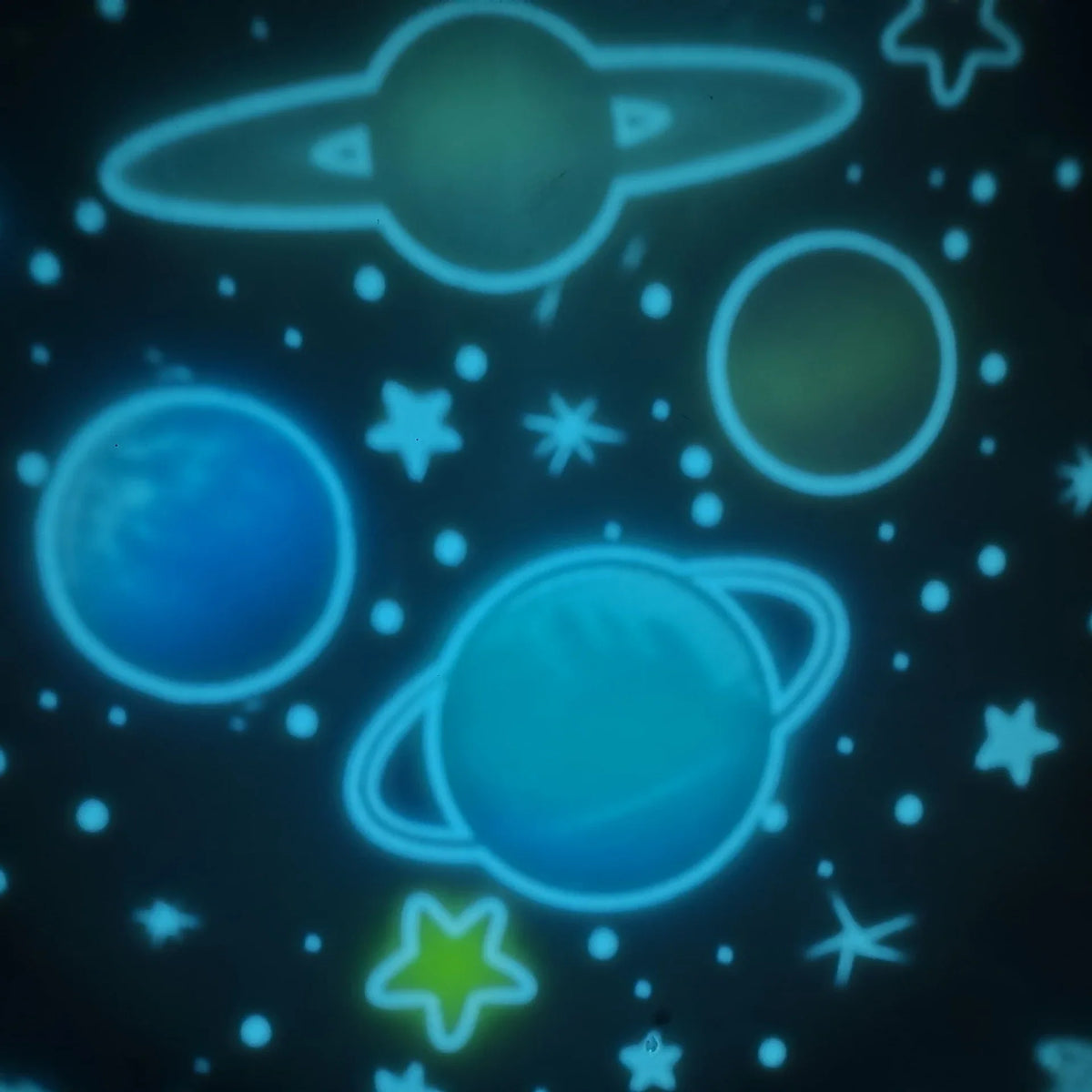 Relaxing Night Light with Galaxy Pattern