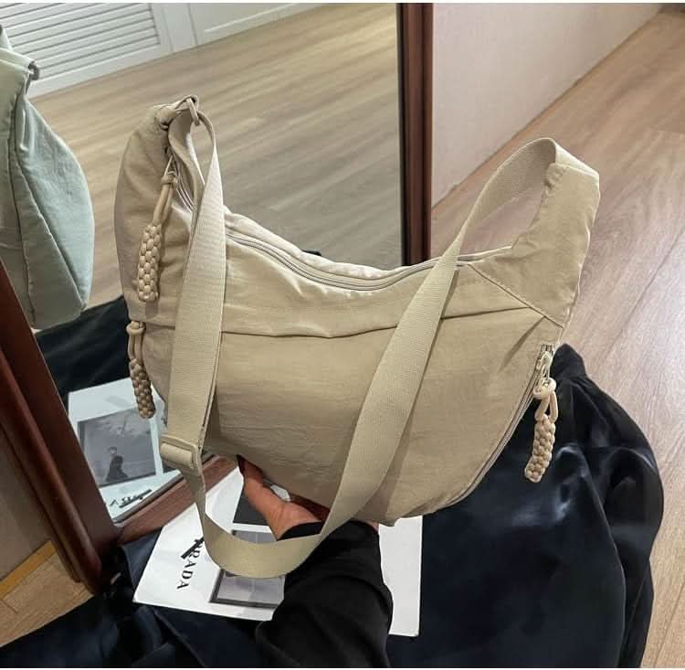 EVERCARRY – Nylon Shoulder Bag with Smart Compartments for Everyday Use