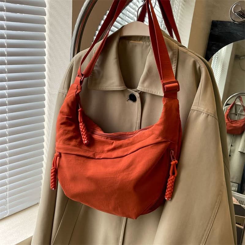 EVERCARRY – Nylon Shoulder Bag with Smart Compartments for Everyday Use