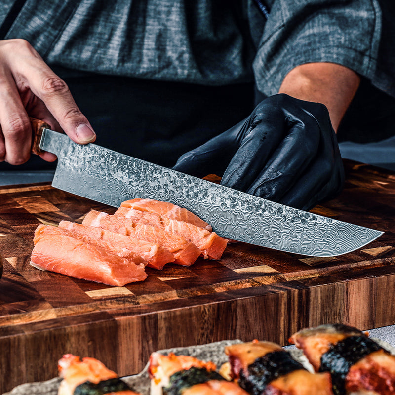 Yanagi Series – 24CM Damascus Sashimi Chef's Knife