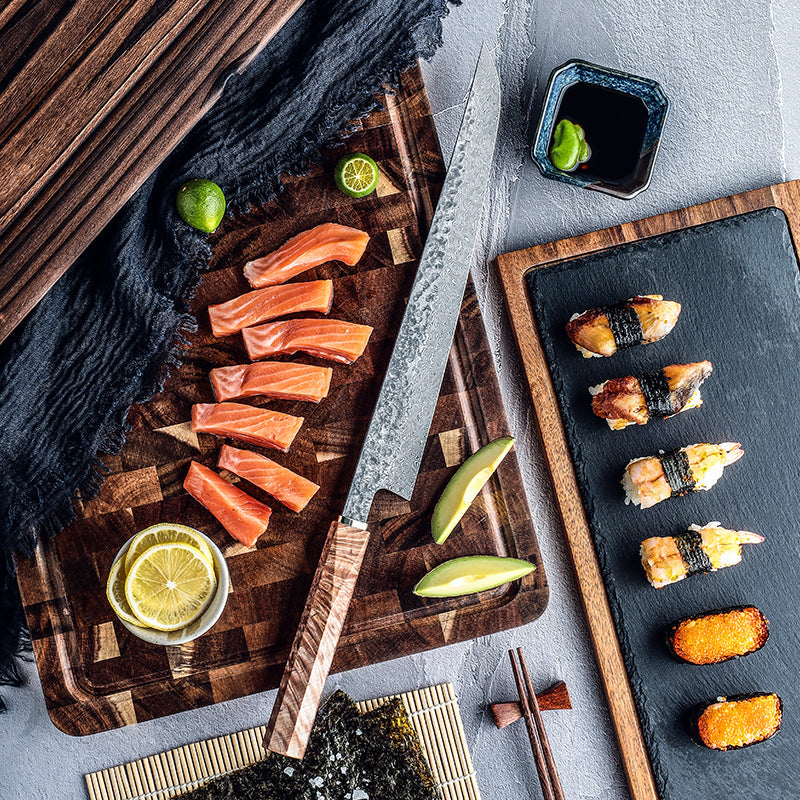 Yanagi Series – 27CM Damascus Sashimi Knife