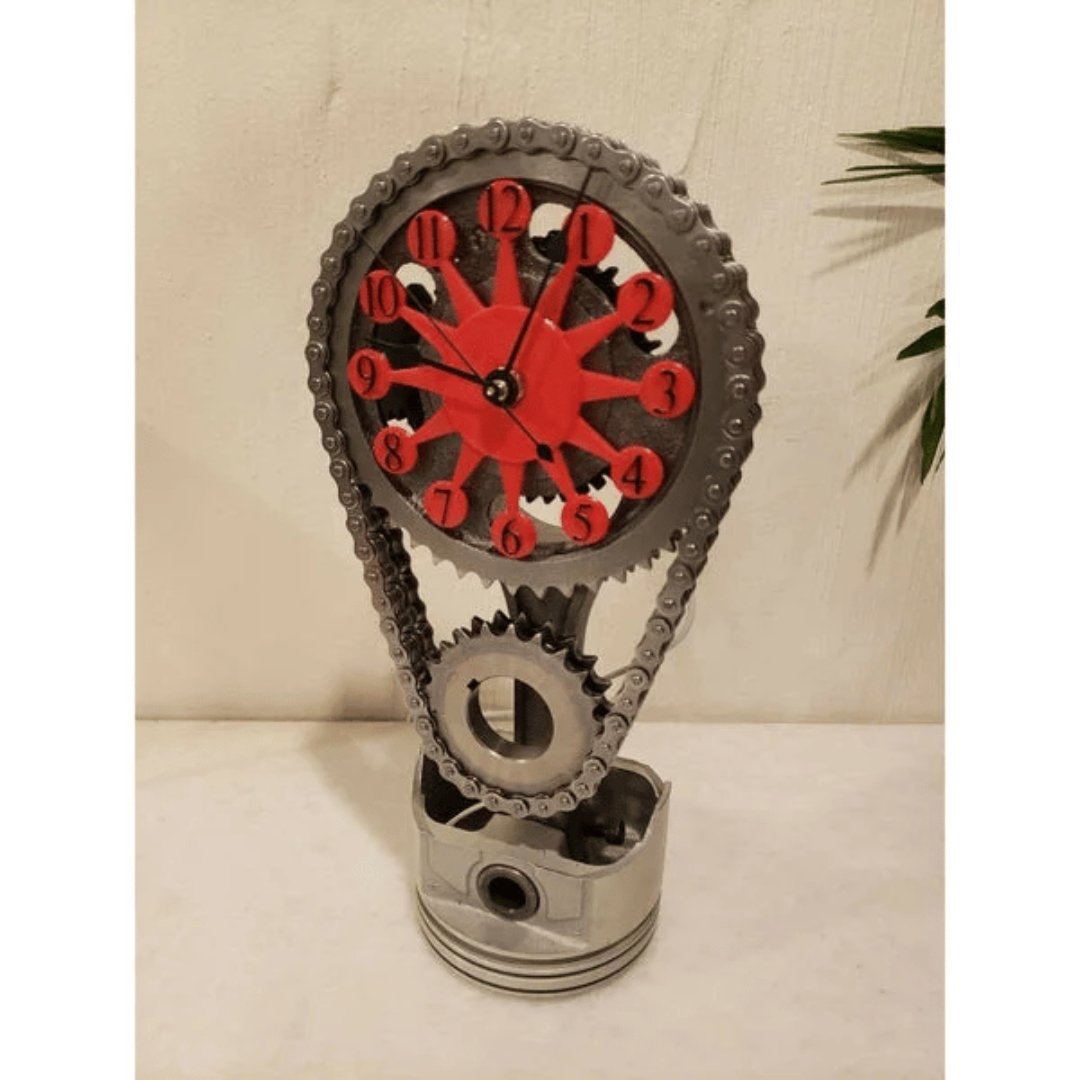 GearGlow – Modern Wall Clock with Intriguing Gear Movement