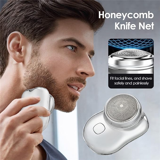 Mini Portable Shaver | Compact and Cordless Electric Shaving Device