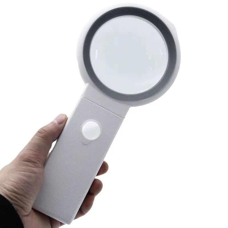 DETAILMAX – High-Power Foldable Magnifying Glass with 10X/30X & 18 LED Lights