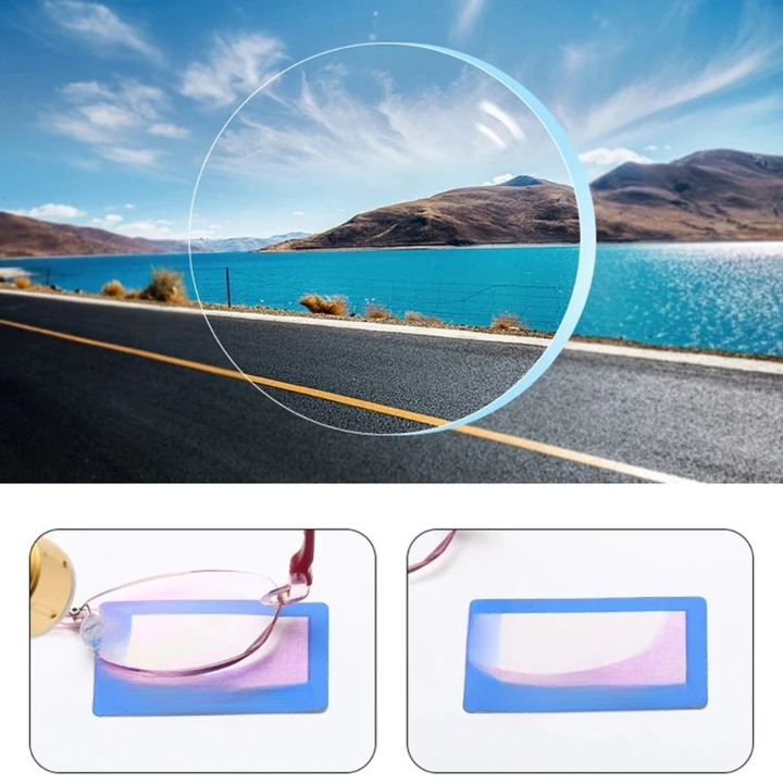 Optimized Product Title: Unisex Myopia Prescription Glasses with Blue Light Blocking Lenses - Lightweight Plastic Frame Eyewear for Nearsighted Vision Correction