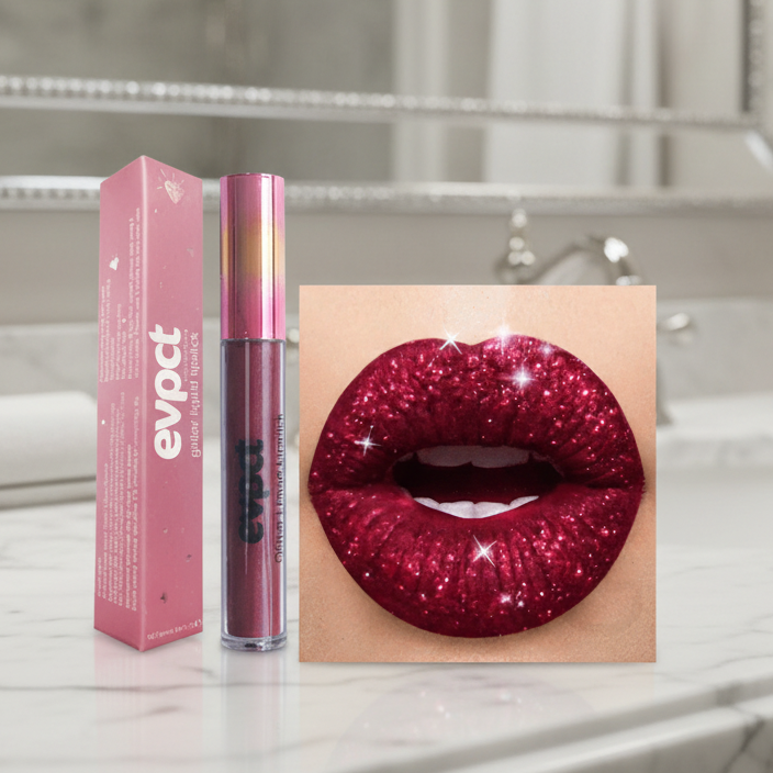 Diamond Lip – Waterproof Glitter Lipstick for Radiant, Long-Lasting Shine