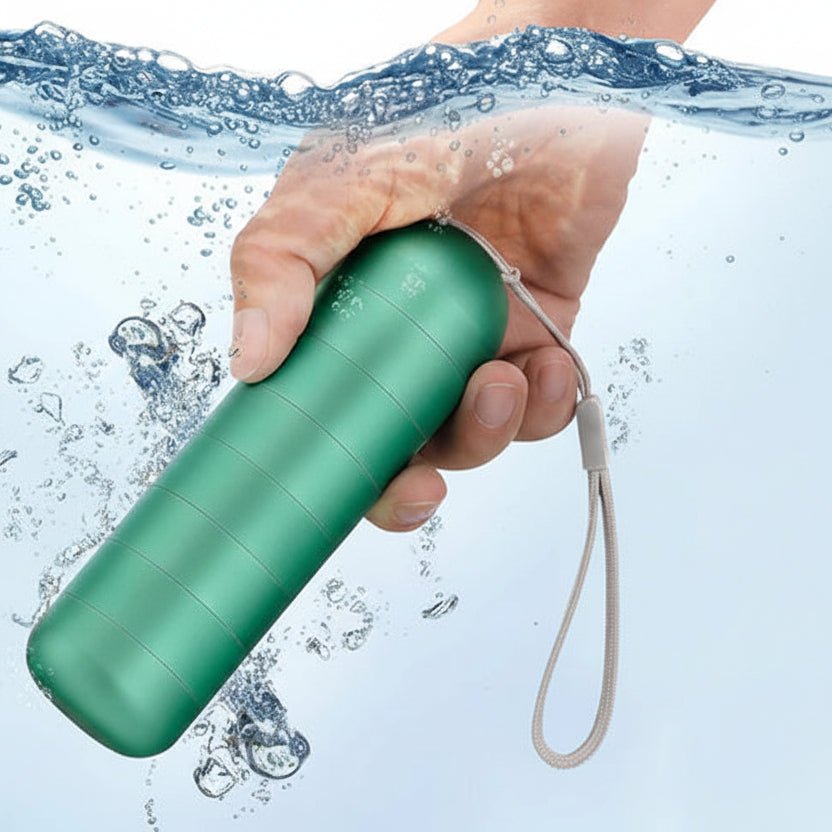 DOSEVAULT – Waterproof Aluminum Weekly Pill Organizer with Large Storage
