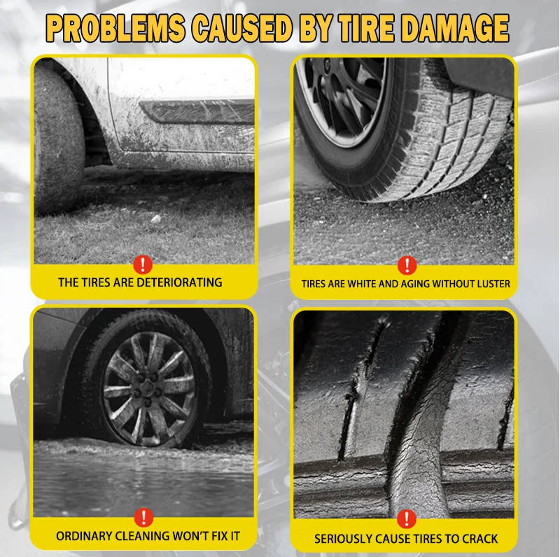 2 Set Tire Shine Spray
