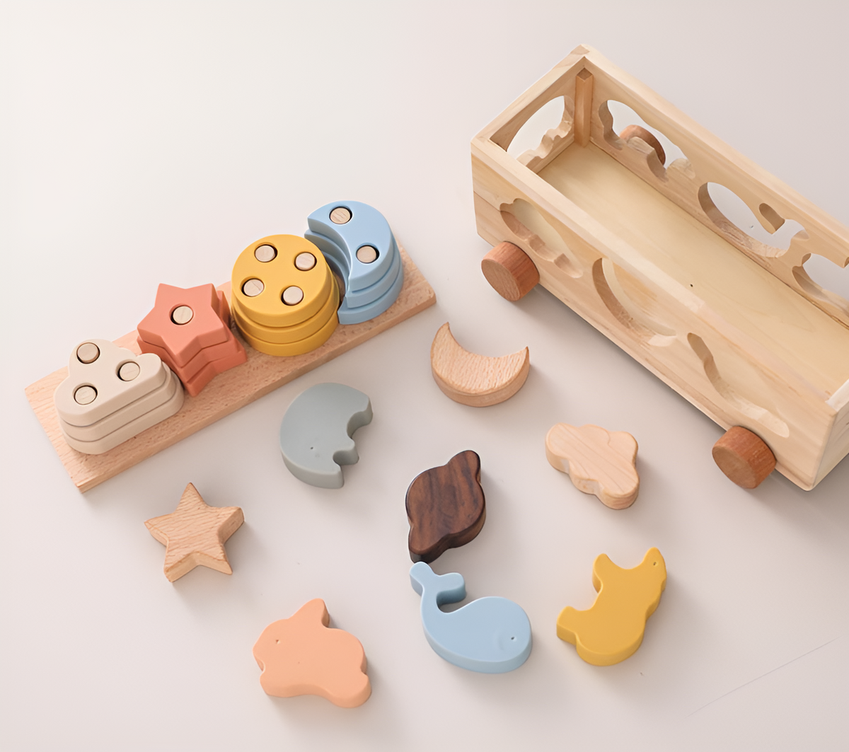Montessori Silicone Stacking Toy