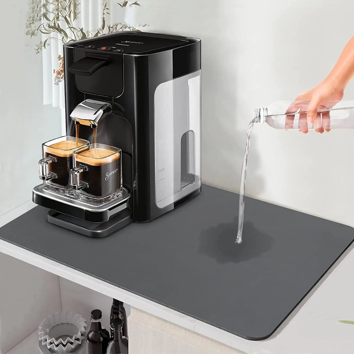 DRIPLESS – Diatomite Kitchen Draining Mat with Rapid Evaporation Design