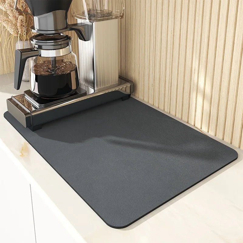 DRIPLESS – Diatomite Kitchen Draining Mat with Rapid Evaporation Design