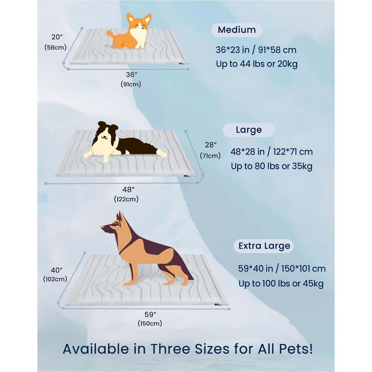 Dog Cooling Eco-friendly Mat, Cooling Pad