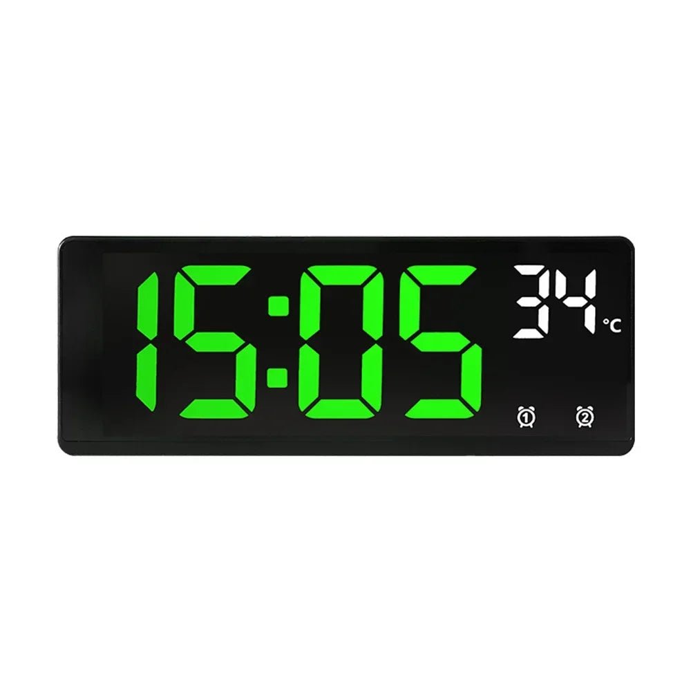 ECHOSYNC – Voice Control Digital Alarm Clock with Dual Alarms