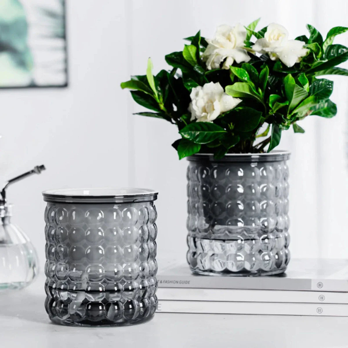 ECOBLOOM – Eco-Friendly Self-Watering Hydroponic Flower Pot for Modern Home Decor