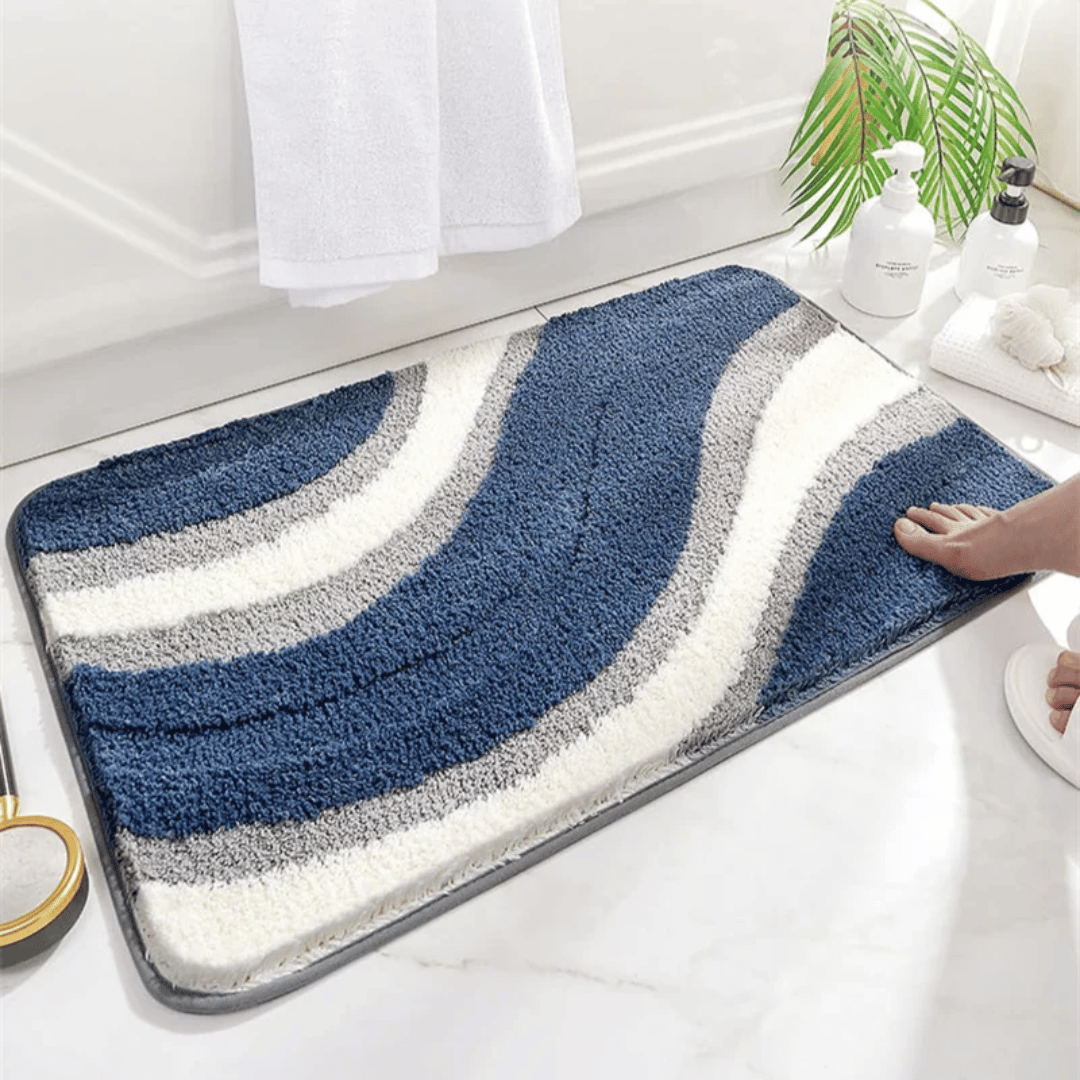 ECOFLOOR – Non-Slip Organic Bath Mat for Luxurious Bathroom Comfort