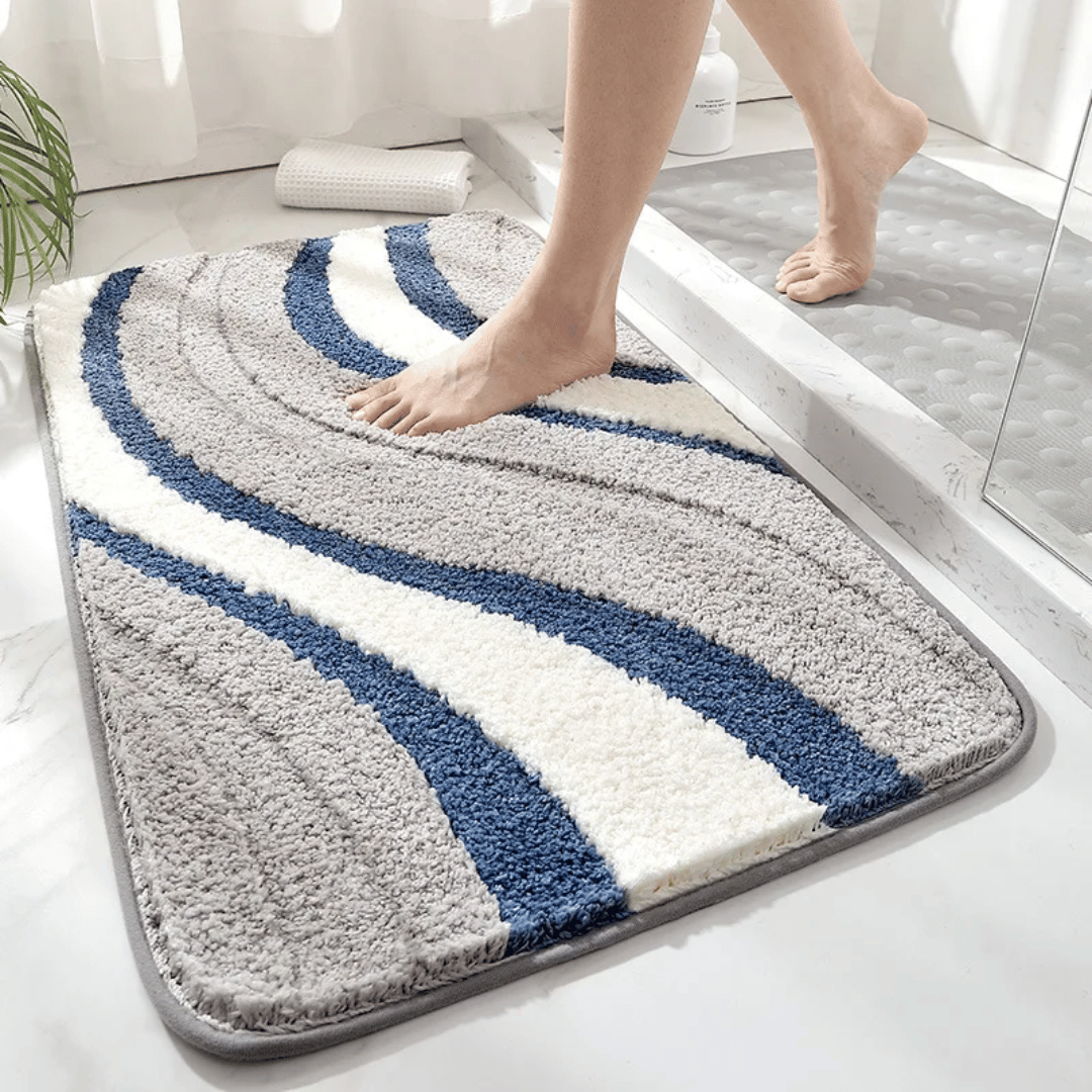 ECOFLOOR – Non-Slip Organic Bath Mat for Luxurious Bathroom Comfort