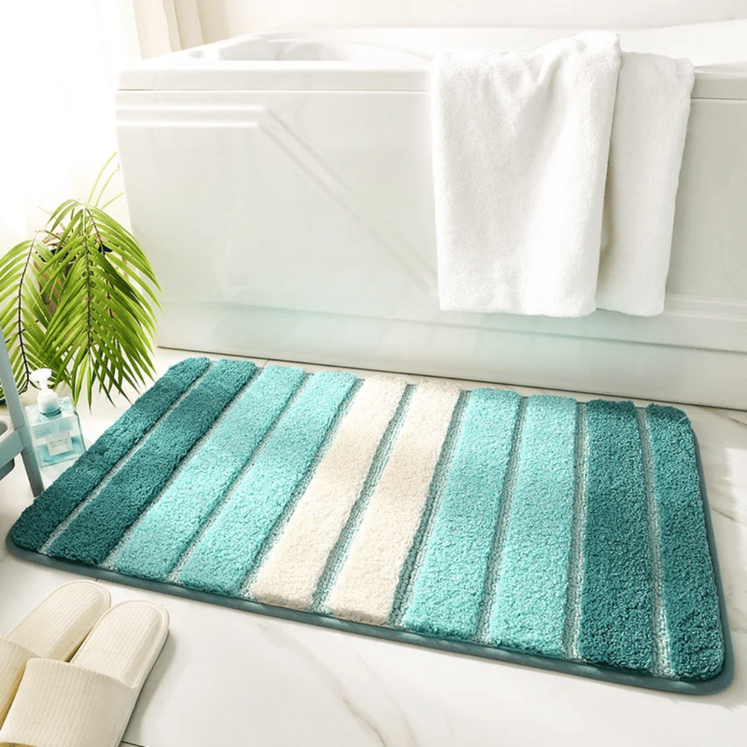 ECOFLOOR – Non-Slip Organic Bath Mat for Luxurious Bathroom Comfort