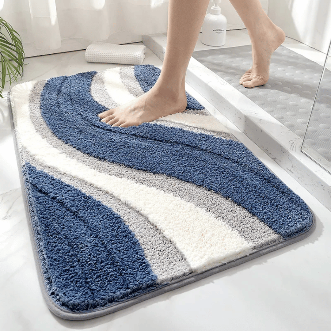 ECOFLOOR – Non-Slip Organic Bath Mat for Luxurious Bathroom Comfort