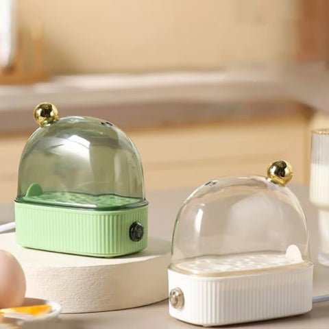 EGGFLAIR – Electric Egg Boiler & Poacher with 3 Cooking Settings for Easy Breakfast Prep