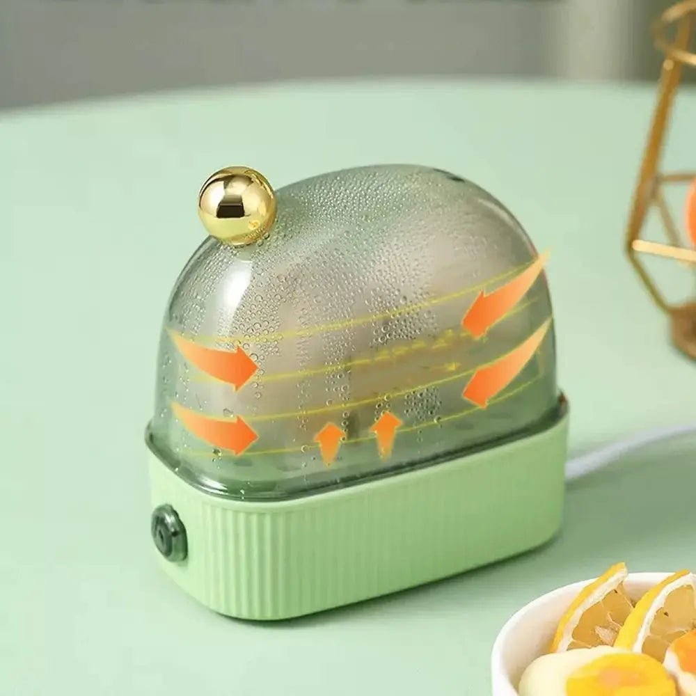 EGGFLAIR – Electric Egg Boiler & Poacher with 3 Cooking Settings for Easy Breakfast Prep
