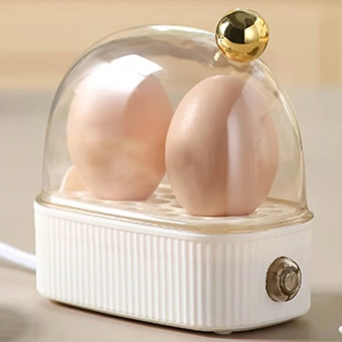 EGGFLAIR – Electric Egg Boiler & Poacher with 3 Cooking Settings for Easy Breakfast Prep