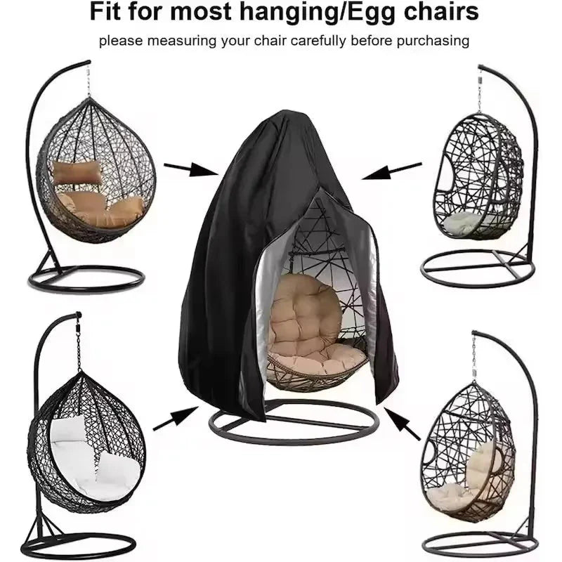 EGGSHELTER – Waterproof Egg Chair Cover for All-Weather Outdoor Protection