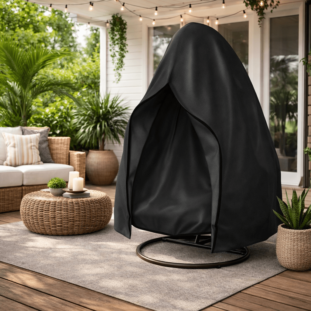 EGGSHELTER – Waterproof Egg Chair Cover for All-Weather Outdoor Protection
