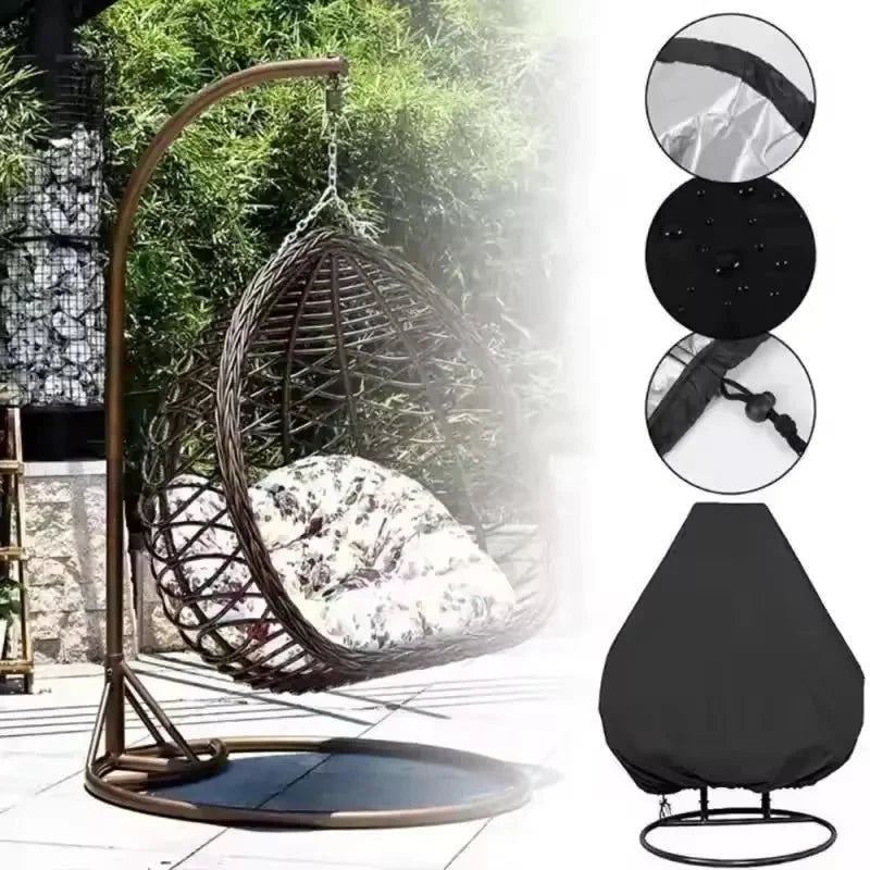 EGGSHELTER – Waterproof Egg Chair Cover for All-Weather Outdoor Protection