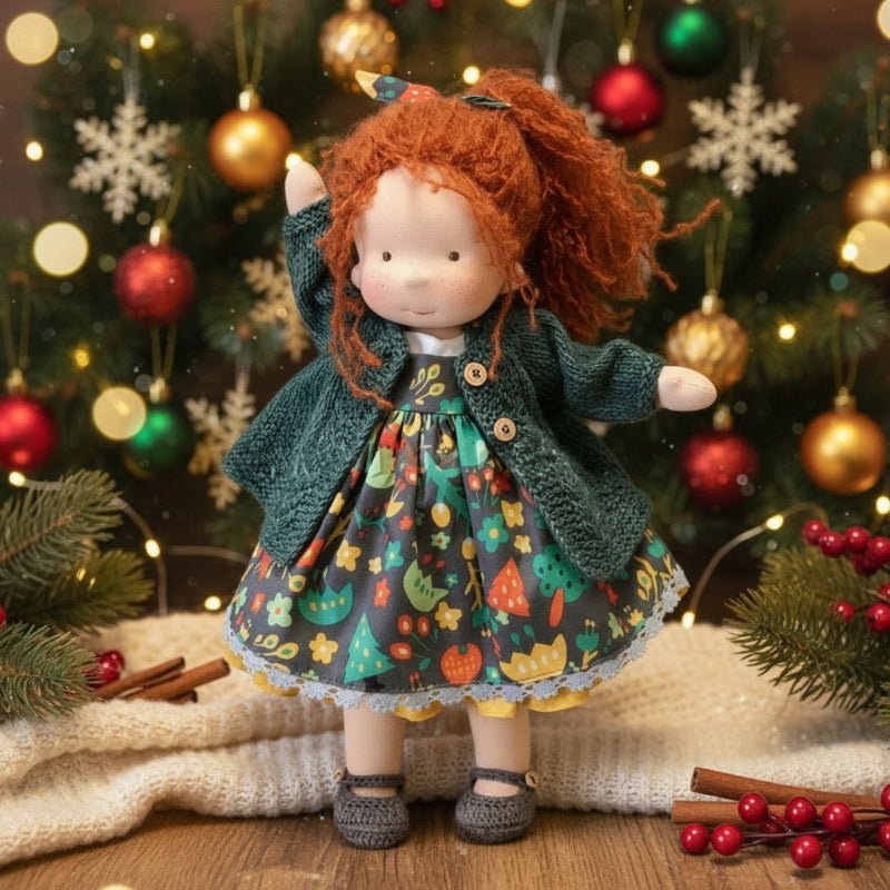 ELORA – Handmade Waldorf Doll Made of Cotton