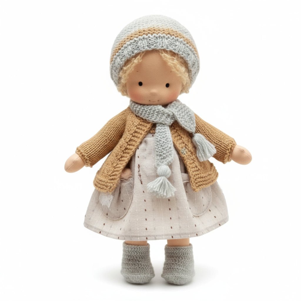 ELORA – Handmade Waldorf Doll Made of Cotton