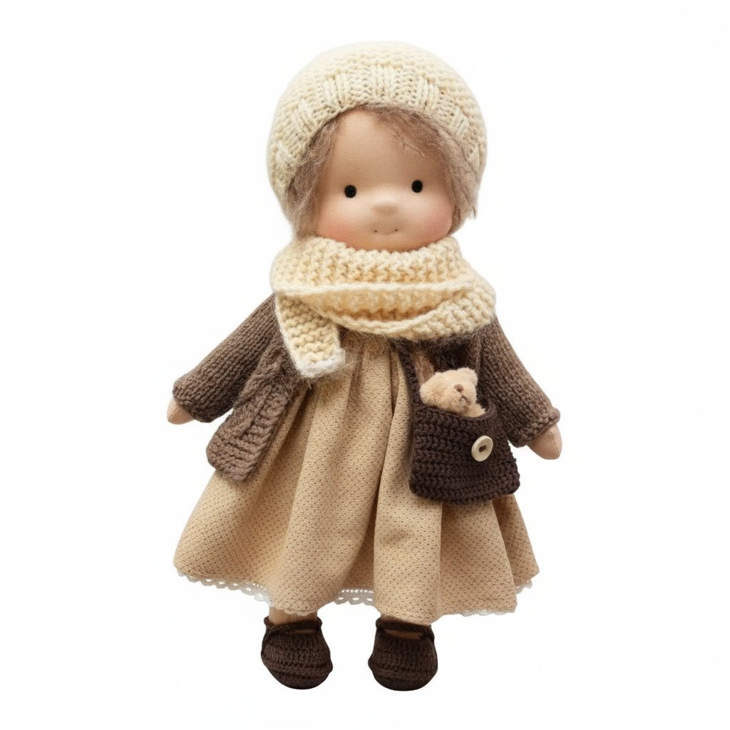 ELORA – Handmade Waldorf Doll Made of Cotton