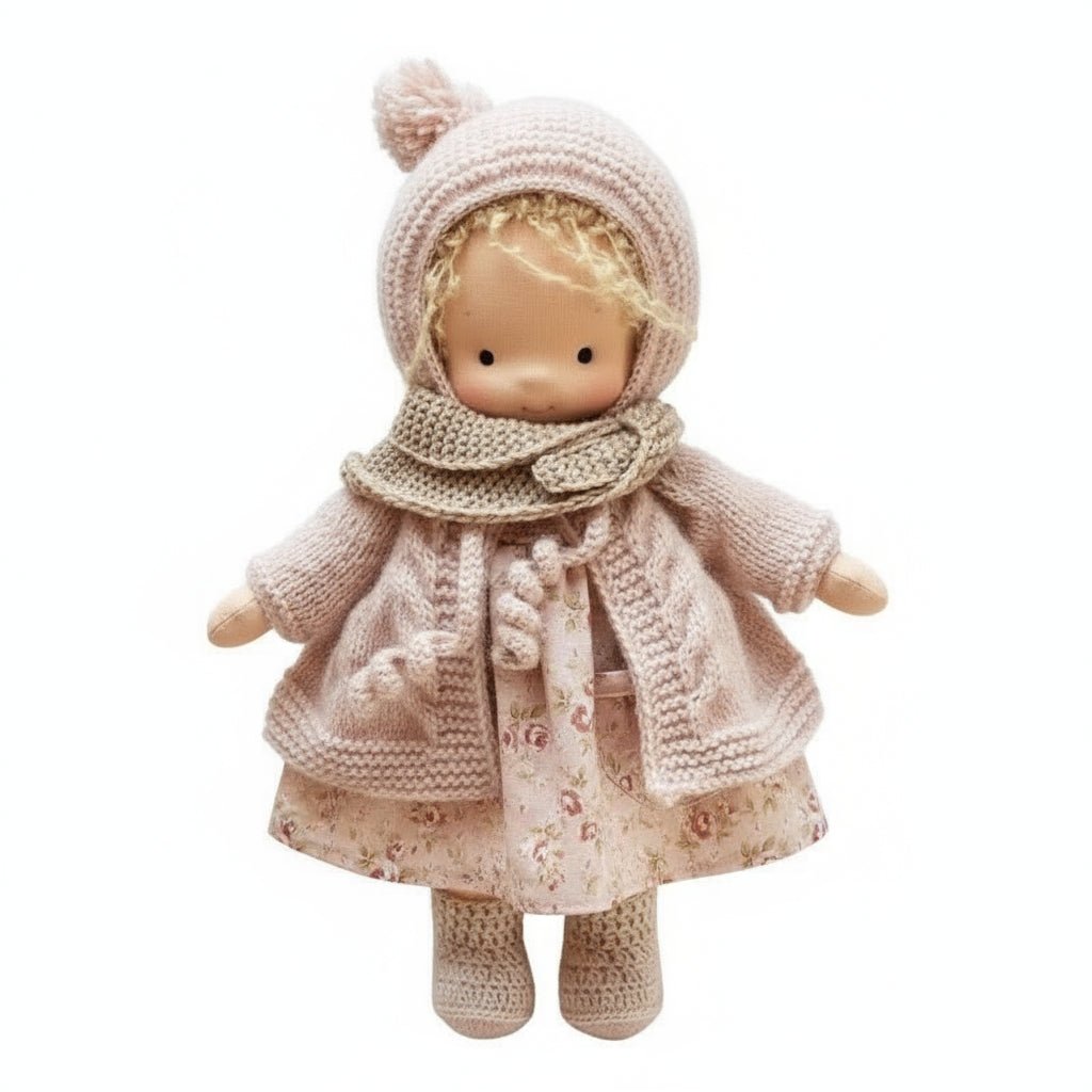 ELORA – Handmade Waldorf Doll Made of Cotton