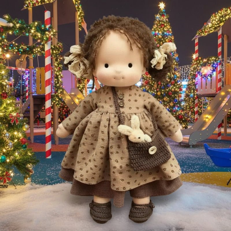 ELORA – Handmade Waldorf Doll Made of Cotton