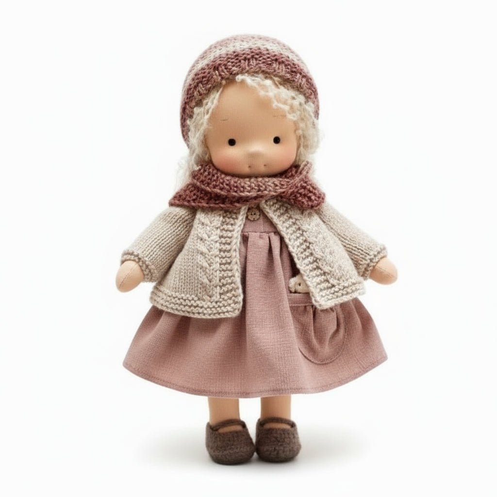ELORA – Handmade Waldorf Doll Made of Cotton
