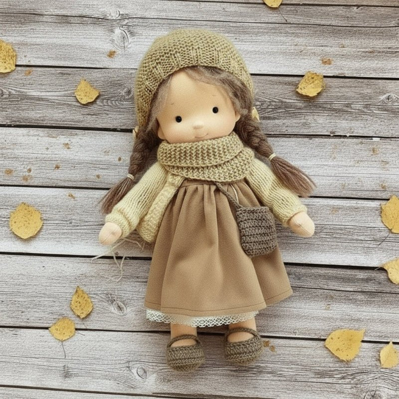 ELORA – Handmade Waldorf Doll Made of Cotton