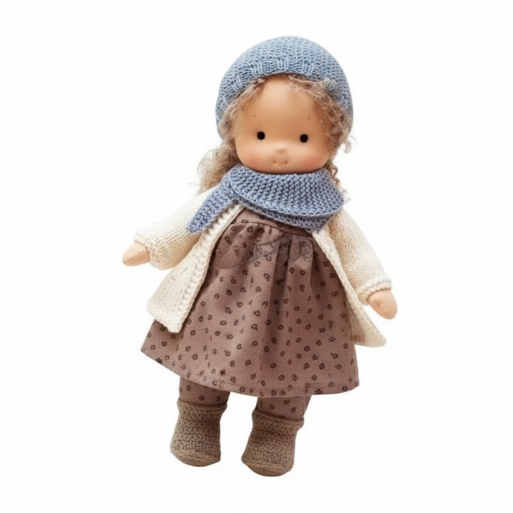 ELORA – Handmade Waldorf Doll Made of Cotton