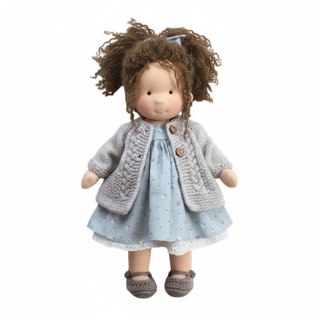 ELORA – Handmade Waldorf Doll Made of Cotton