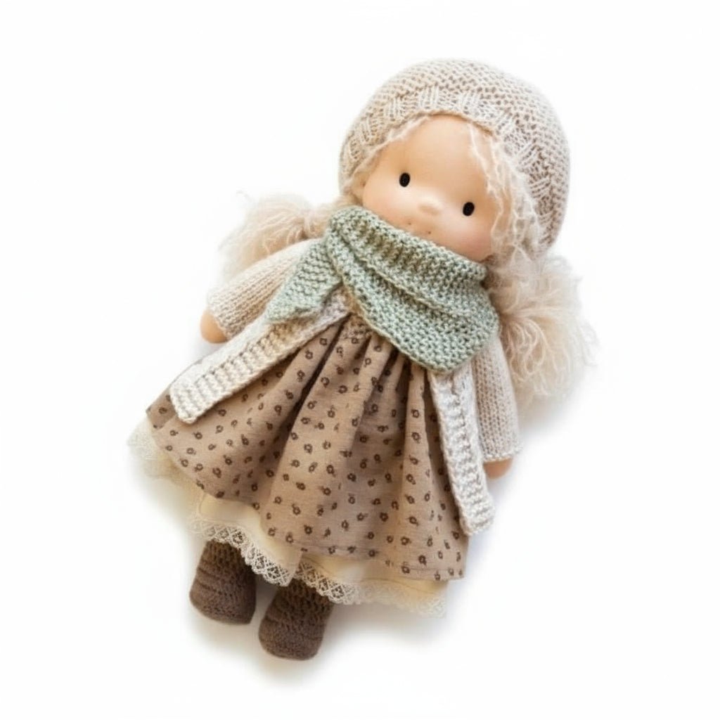 ELORA – Handmade Waldorf Doll Made of Cotton