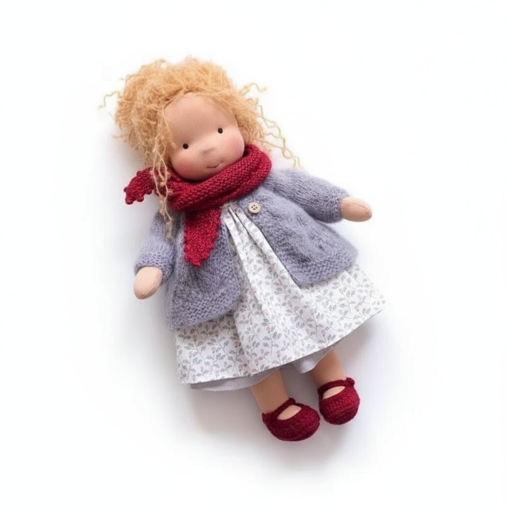 ELORA – Handmade Waldorf Doll Made of Cotton
