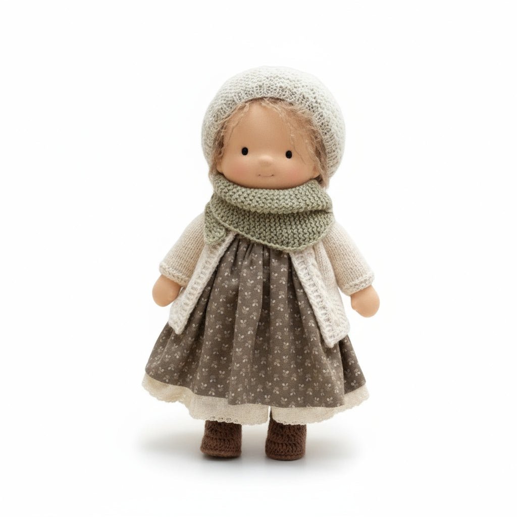 ELORA – Handmade Waldorf Doll Made of Cotton