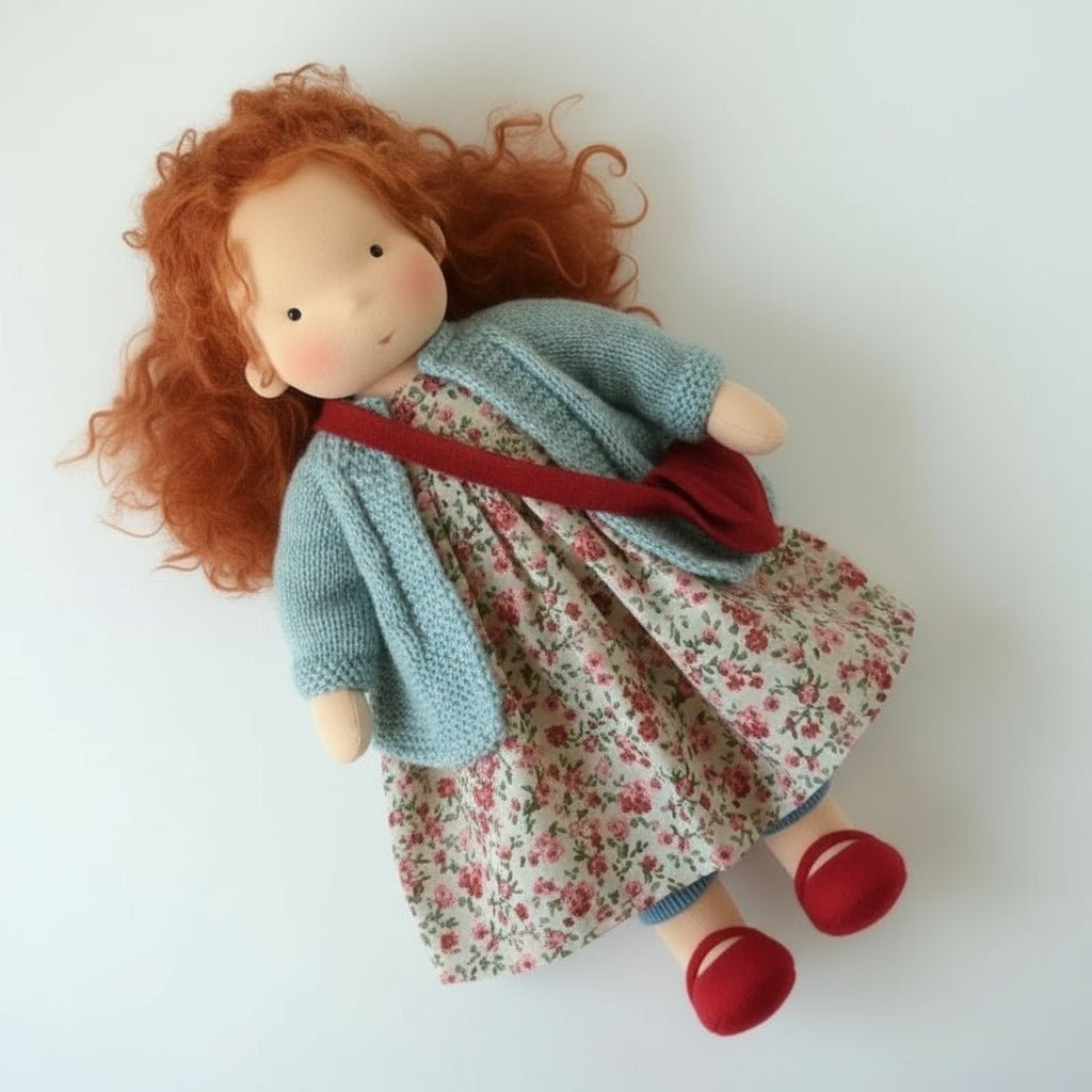 ELORA – Handmade Waldorf Doll Made of Cotton