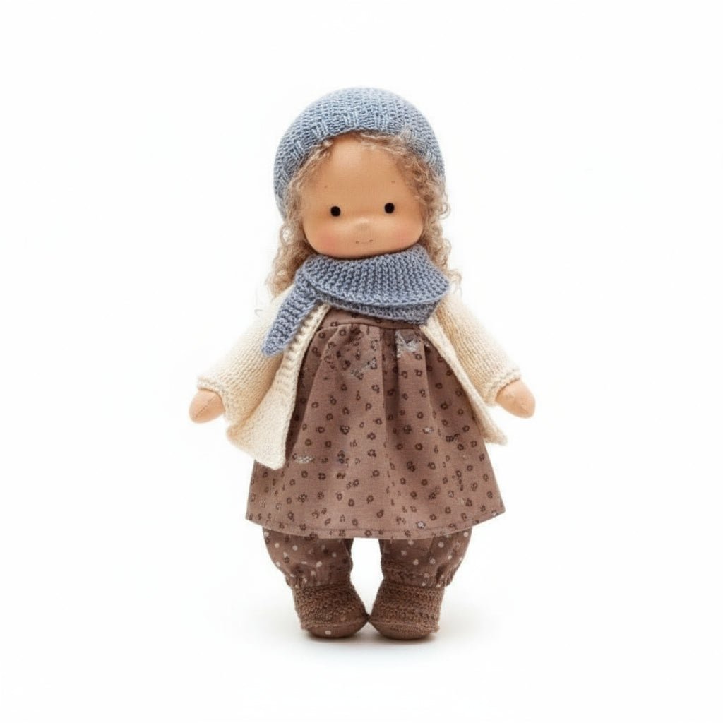 ELORA – Handmade Waldorf Doll Made of Cotton