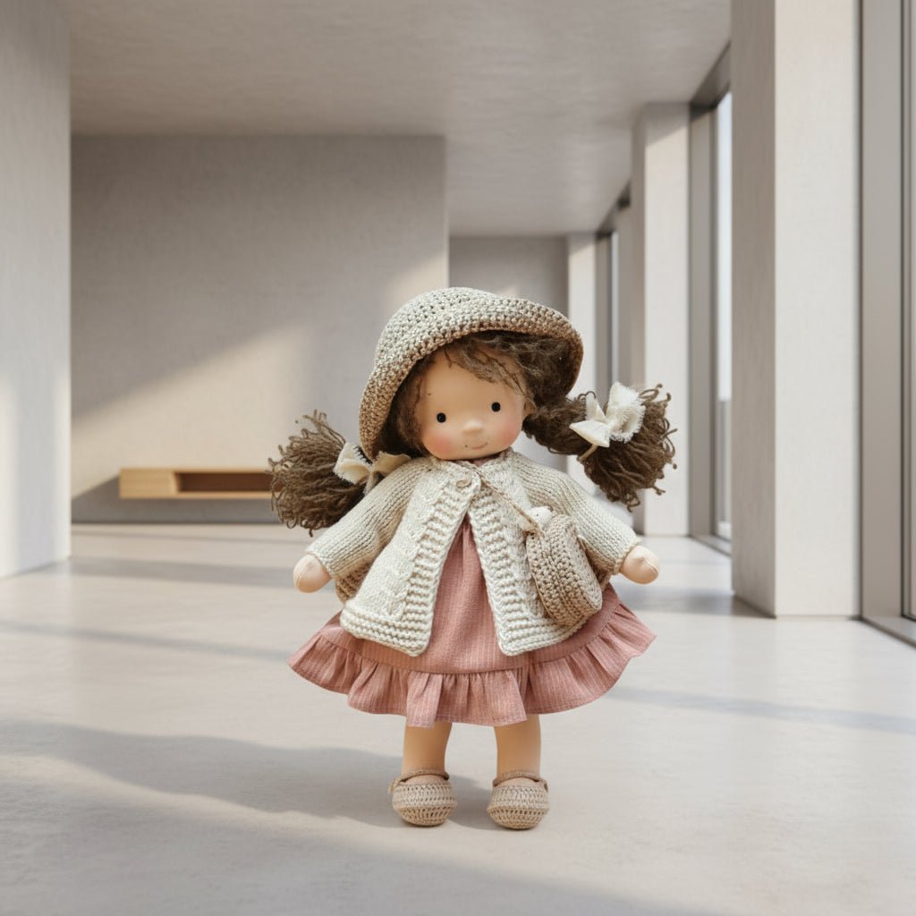 ELORA – Handmade Waldorf Doll Made of Cotton